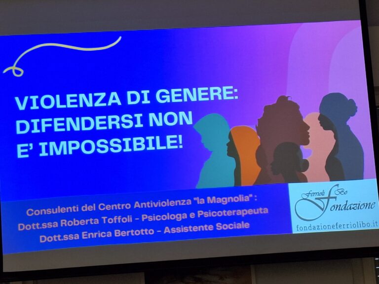 Scopri di più sull'articolo 21 Gennaio 2024 – Corso aggiornamento ”violenza di genere: difendersi non è impossibile” organizzato dal centro antiviolenza “La Magnolia” di San Donà di Piave (VE)